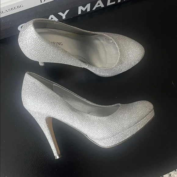 Call It Spring Silver Heels - Picture 2 of 3